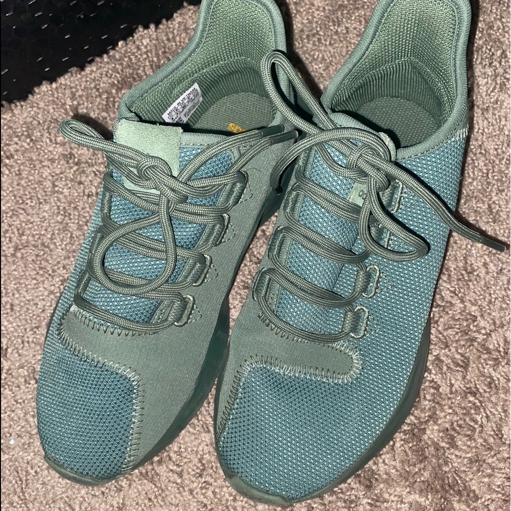 Adidas Boys Tubular Shadow Kids Youth Size 4Y Shoes Sneakers Low Green Girls